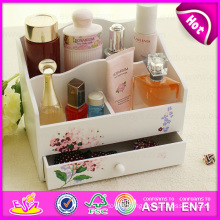 2016 Brand New Wooden Make-up Box, Fashion Wooden Make-up Box, Lovely Make-up Wooden Box, Popular Wood Make-up Box W09e010A